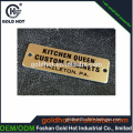 Home appliance custom 3M adhesive metal logo label